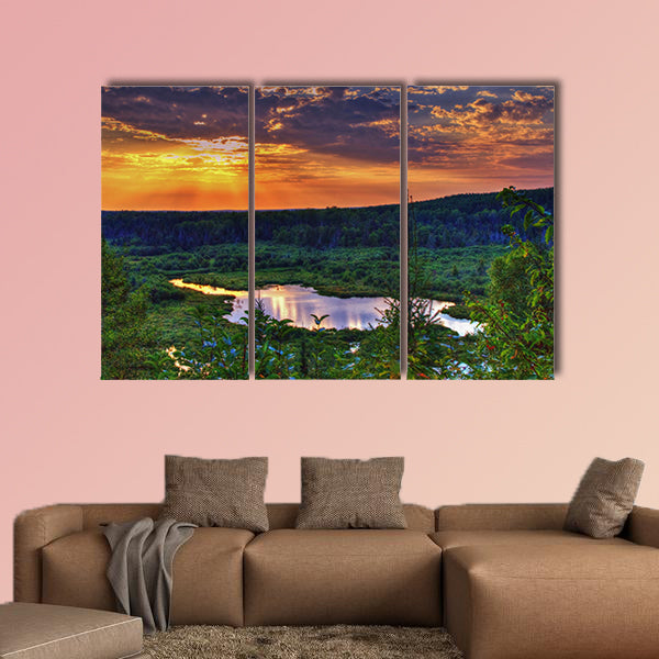 God s Country Very remote scenic overlook in the Ottawa National Forest wall art