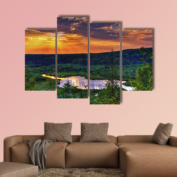 God s Country Very remote scenic overlook in the Ottawa National Forest wall art