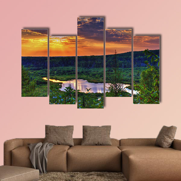 God s Country Very remote scenic overlook in the Ottawa National Forest wall art