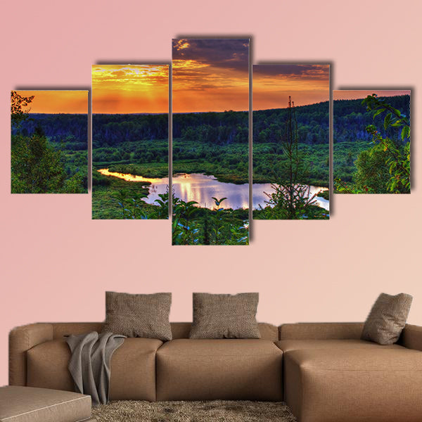 God s Country Very remote scenic overlook in the Ottawa National Forest wall art
