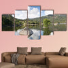 Beautiful View of the reservoir of El Burguillo, Avila, Spain Multi Panel Canvas Wall Art