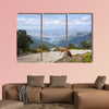 Two cows grazing in Casillas Mountain Pass, Iruelas Valley wall art