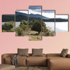 Views of the reservoir of El Burguillo, Avila, Spain, Multi Panel Canvas Wall Art