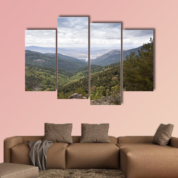 Views of Iruelas Valley, with the El Bruguillo reservoir wall art