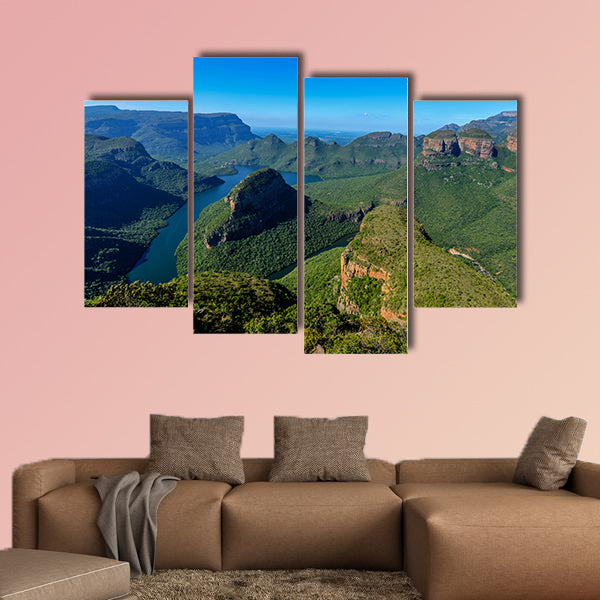 Blyde River Canyon, South Africa the Blyde River Canyon is the third largest canyon worldwide Multi panel canvas wall art