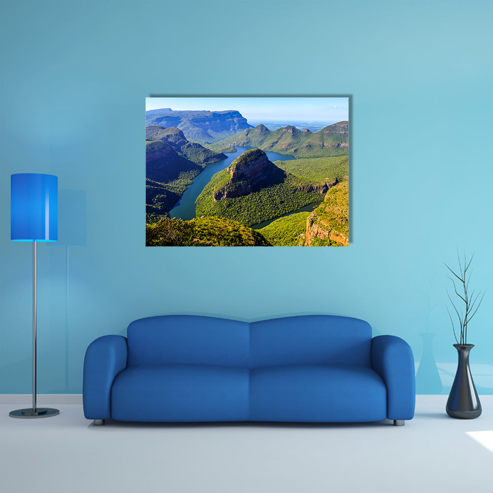Blyde River Canyon in Mpumalanga, South Africa The Blyde River Canyon Multi panel canvas wall art