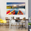 National Park High Tatra Indicating Mountain Lake, Slovakia, Multi Panel Canvas Wall Art