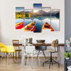 National Park High Tatra Indicating Mountain Lake, Slovakia, Multi Panel Canvas Wall Art