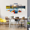 National Park High Tatra Indicating Mountain Lake, Slovakia, Multi Panel Canvas Wall Art