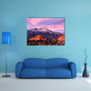 Purple Pikes Peak Mountain Garden Gods in Colorado Springs, Colorado multi panel canvas wall art