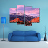 Purple Pikes Peak Mountain Garden Gods in Colorado Springs, Colorado multi panel canvas wall art