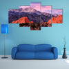 Purple Pikes Peak Mountain Garden Gods in Colorado Springs, Colorado multi panel canvas wall art