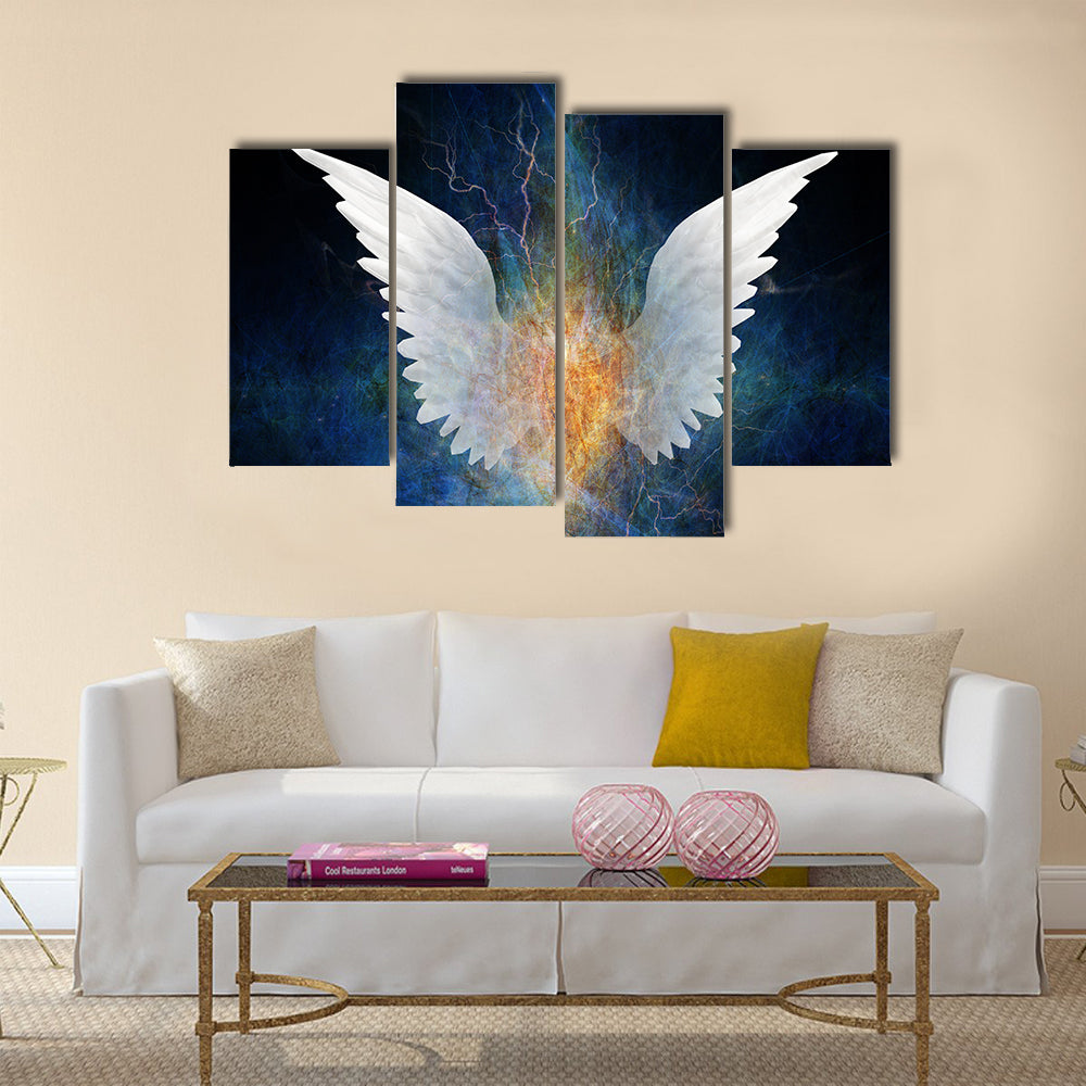 Beautiful Wing Design Multi Panel Canvas Wall Art