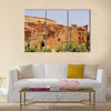 fortified city on the route between the Sahara Desert Multi Panel Canvas Wall Art