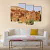 fortified city on the route between the Sahara Desert Multi Panel Canvas Wall Art