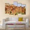 fortified city on the route between the Sahara Desert Multi Panel Canvas Wall Art