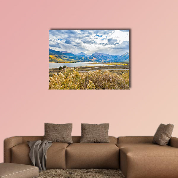 Beautiful and majestic Twin Lakes, Colorado, multi panel canvas wall art