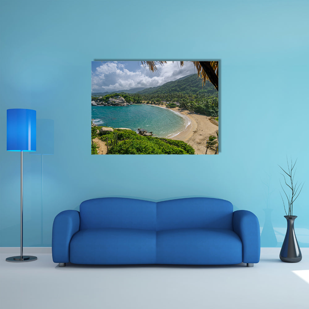 Cabo San Juan In Tayrona national park Colombia Multi Panel Canvas Wall Art