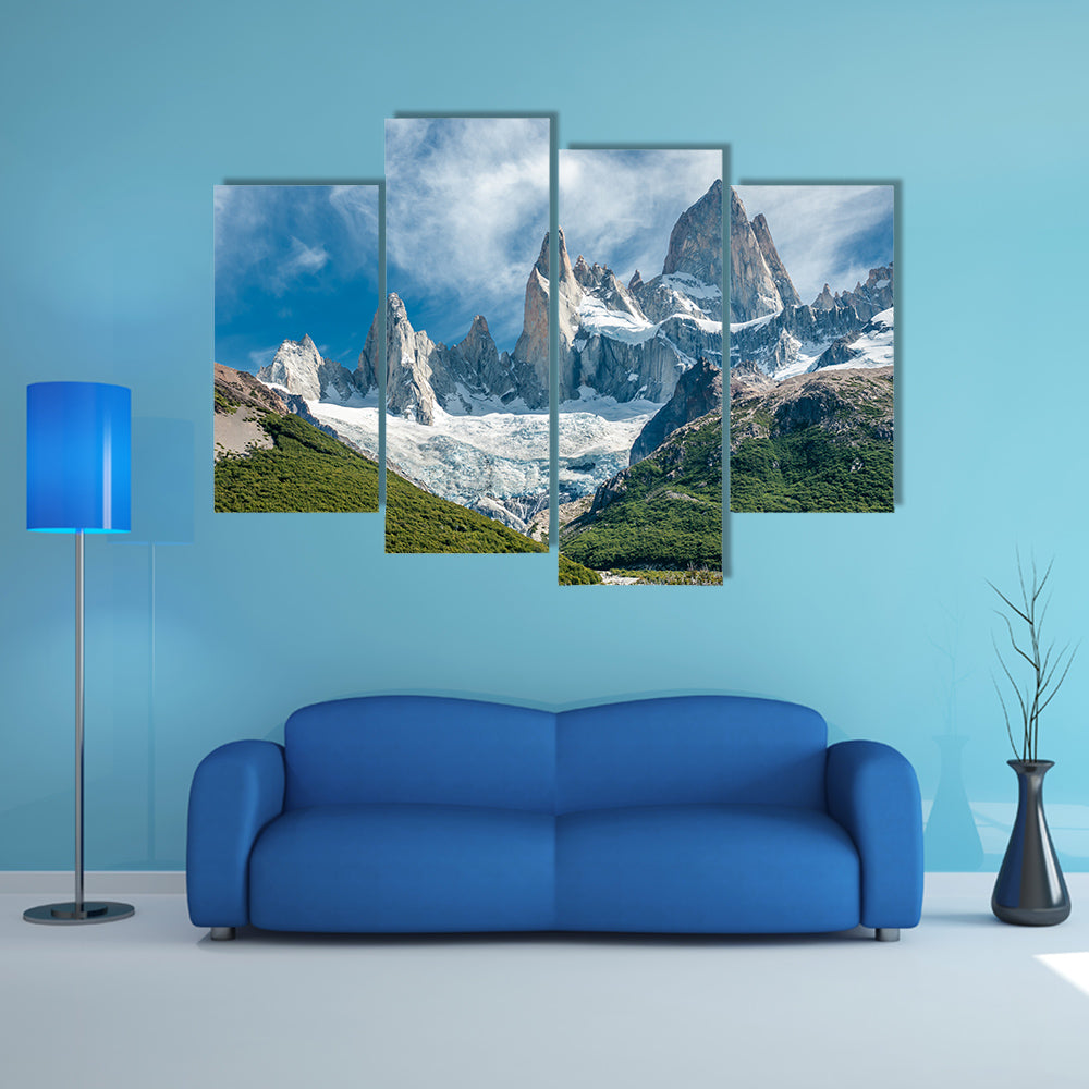 Fitz Roy mountain, Patagonia, Argentina multi panel canvas wall art