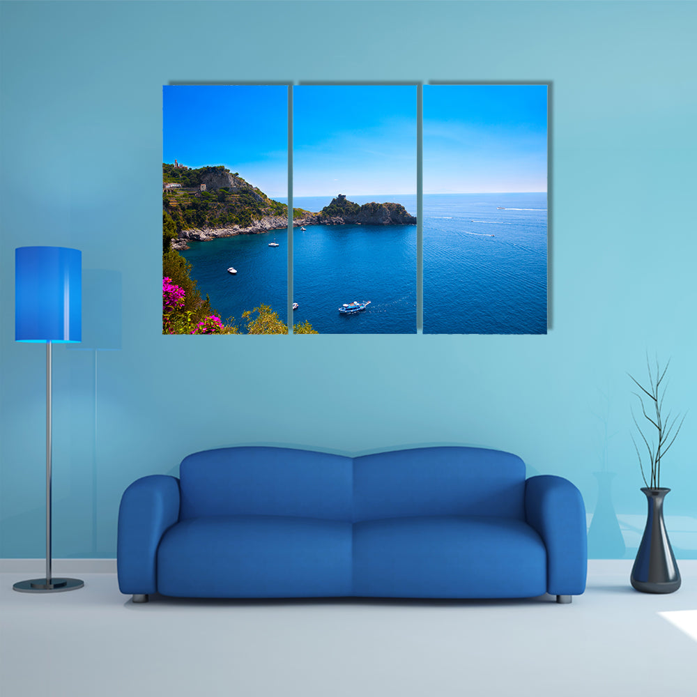 Beautiful View of the Amalfi Coast Italy multi panel canvas wall art