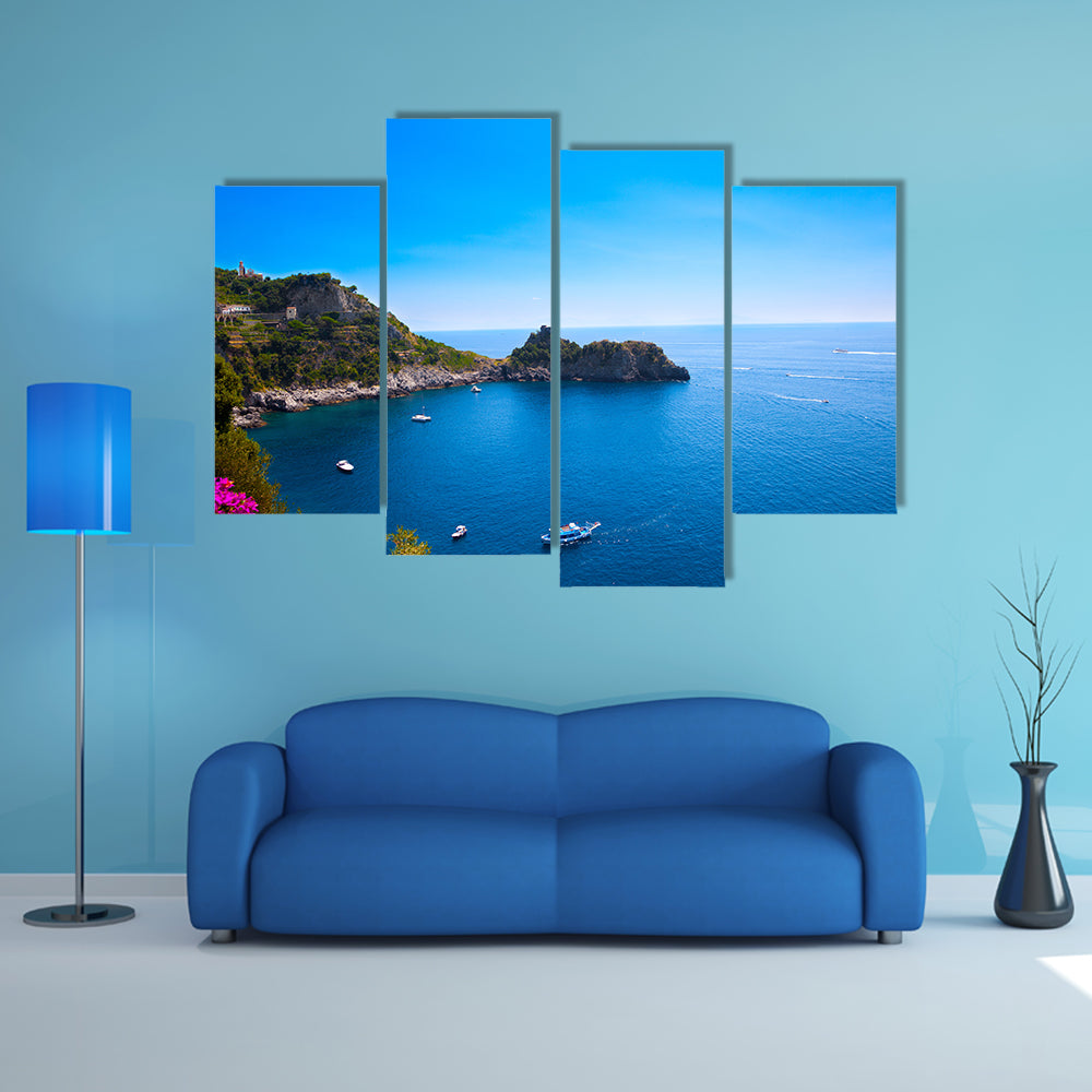 Beautiful View of the Amalfi Coast Italy multi panel canvas wall art