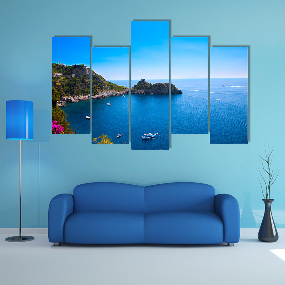 Beautiful View of the Amalfi Coast Italy multi panel canvas wall art