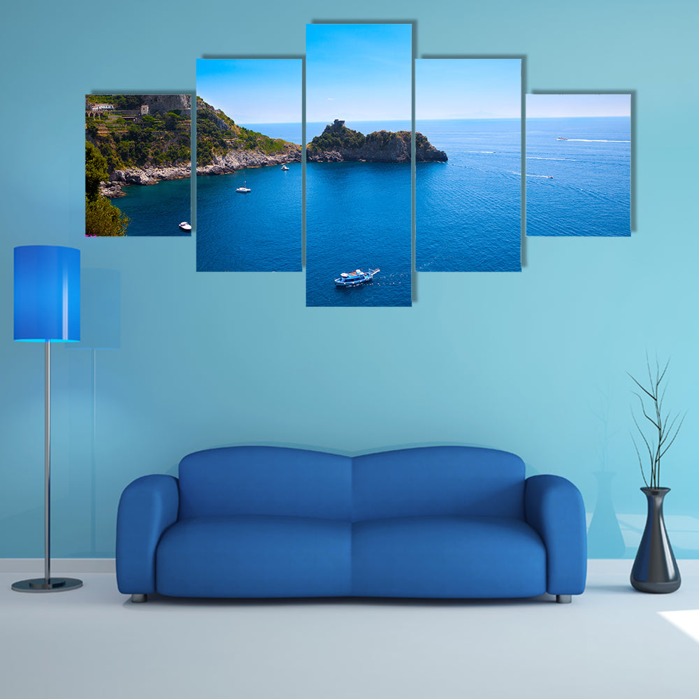 Beautiful View of the Amalfi Coast Italy multi panel canvas wall art