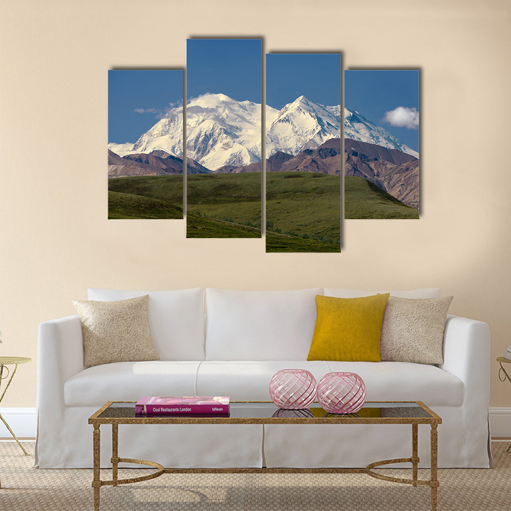 Mount Mckinley, Denali National Park, Alaska multi panel canvas wall art
