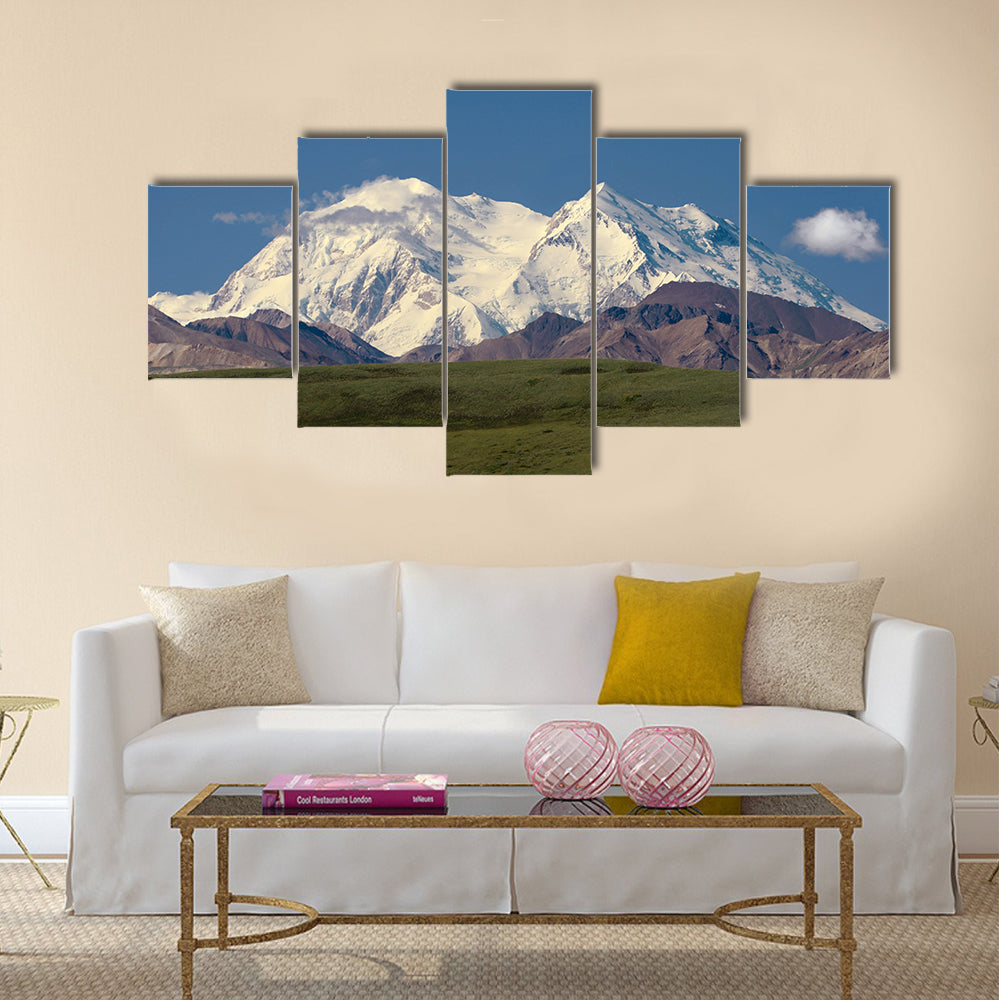 Mount Mckinley, Denali National Park, Alaska multi panel canvas wall art