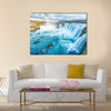 Godafoss is a very beautiful Icelandic waterfall multi panel canvas wall art