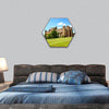 Scone Palace in Scotland hexagonal canvas wall art