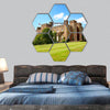 Scone Palace in Scotland hexagonal canvas wall art