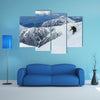 Freeride in Chile multi panel canvas wall art