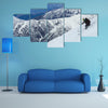 Freeride in Chile multi panel canvas wall art