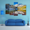 The Beauty Of The Winter And Fall Foliage At Maroon Bells, Aspen Multi Panel Canvas Wall Art