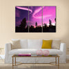 Northern Lights , Aurora Borealis Multi panel canvas wall art