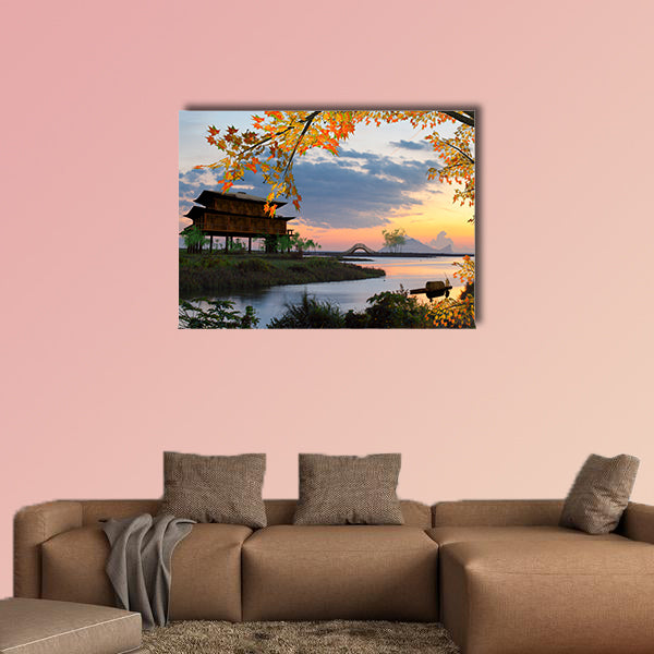 Beautiful landscape for adv or others purpose use multi panel canvas wall art