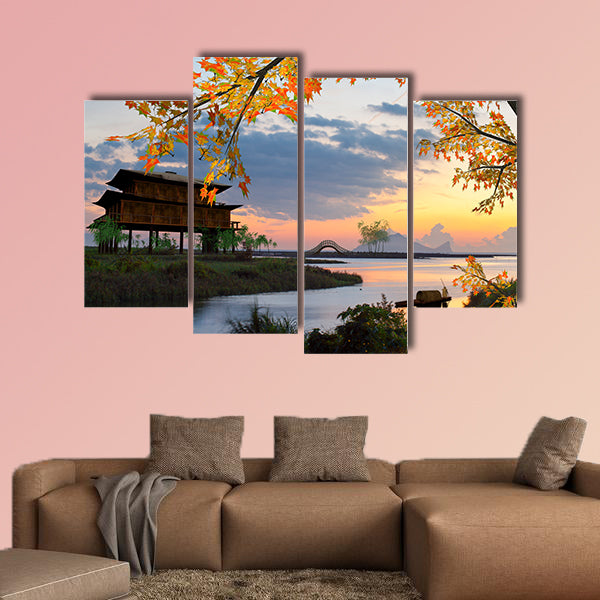 Beautiful landscape for adv or others purpose use multi panel canvas wall art