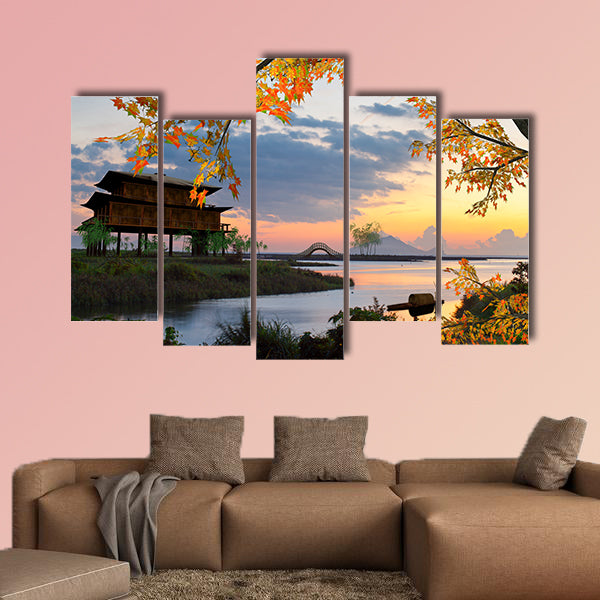 Beautiful landscape for adv or others purpose use multi panel canvas wall art