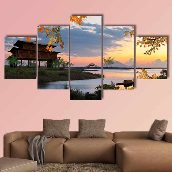 Beautiful landscape for adv or others purpose use multi panel canvas wall art