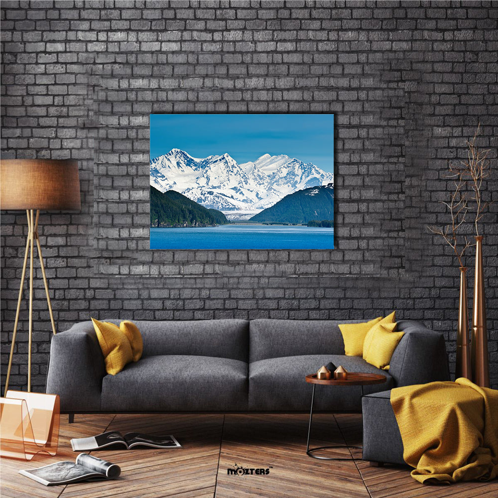 The Wilderness And Inside Passage Of The Majestic Mountains, Multi Panel Canvas Wall Art