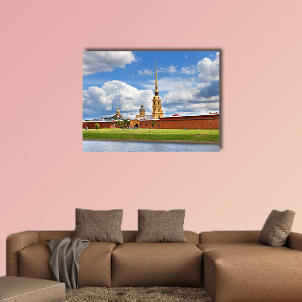 Peter and Paul Fortress, St Petersburg, Russia multi panel canvas wall art