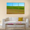 Panoramic landscape view of Cardross hills near Glasgow in Scotland, Multi Panel Canvas Wall Art