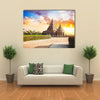 Shore temple at sunset sky in Mamallapuram Tamil Nadu India Multi panel canvas wall art