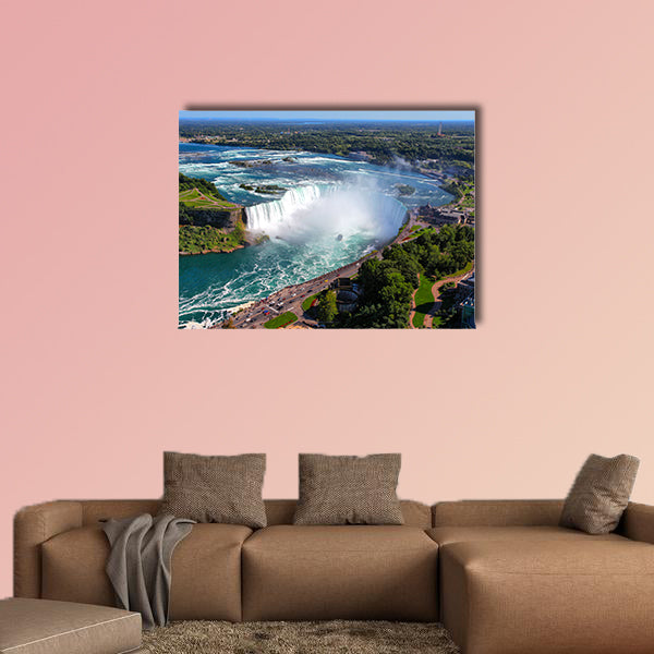 The view of the Horseshoe Fall, Niagara Falls, canvas wall art
