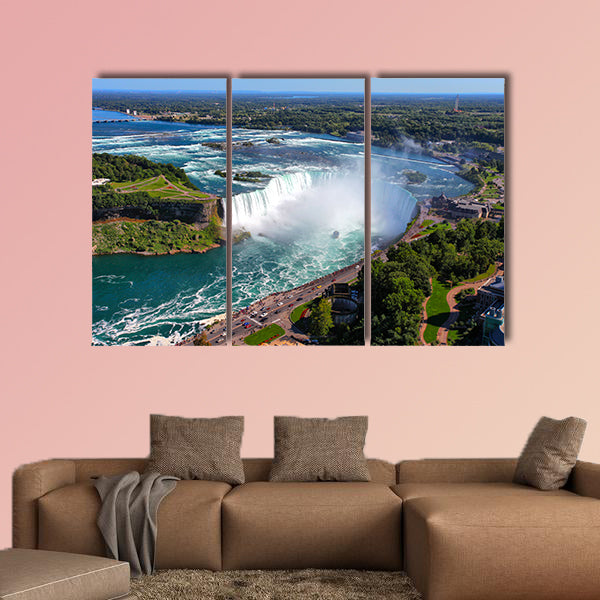 The view of the Horseshoe Fall, Niagara Falls, canvas wall art