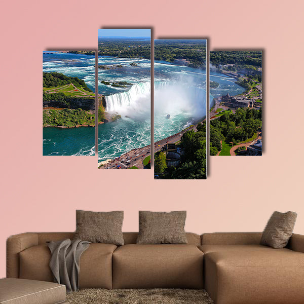 The view of the Horseshoe Fall, Niagara Falls, canvas wall art