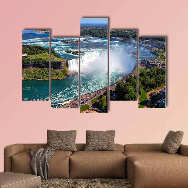 The view of the Horseshoe Fall, Niagara Falls, canvas wall art