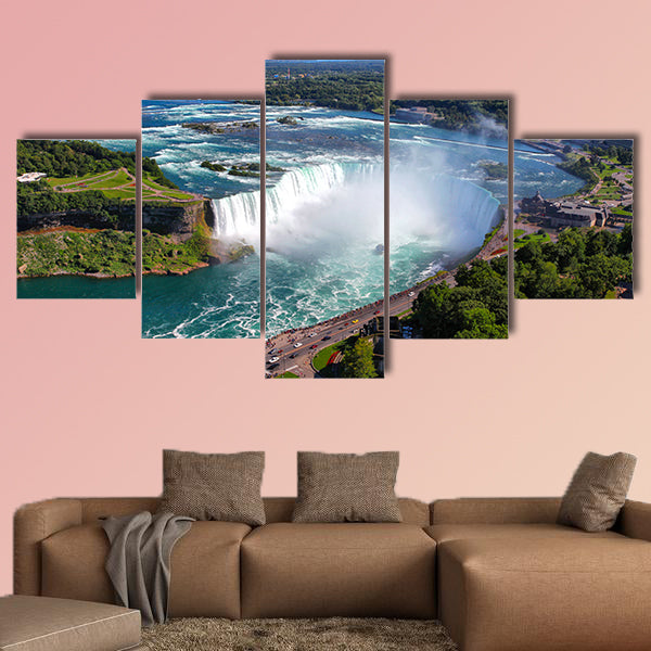 The view of the Horseshoe Fall, Niagara Falls, canvas wall art