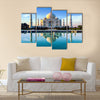 Taj Mahal in Agra in early morning Multi Panel Canvas Wall Art